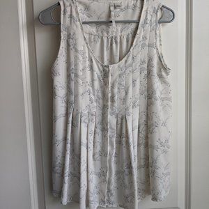 Lauren Conrad Fox Print Blouse
